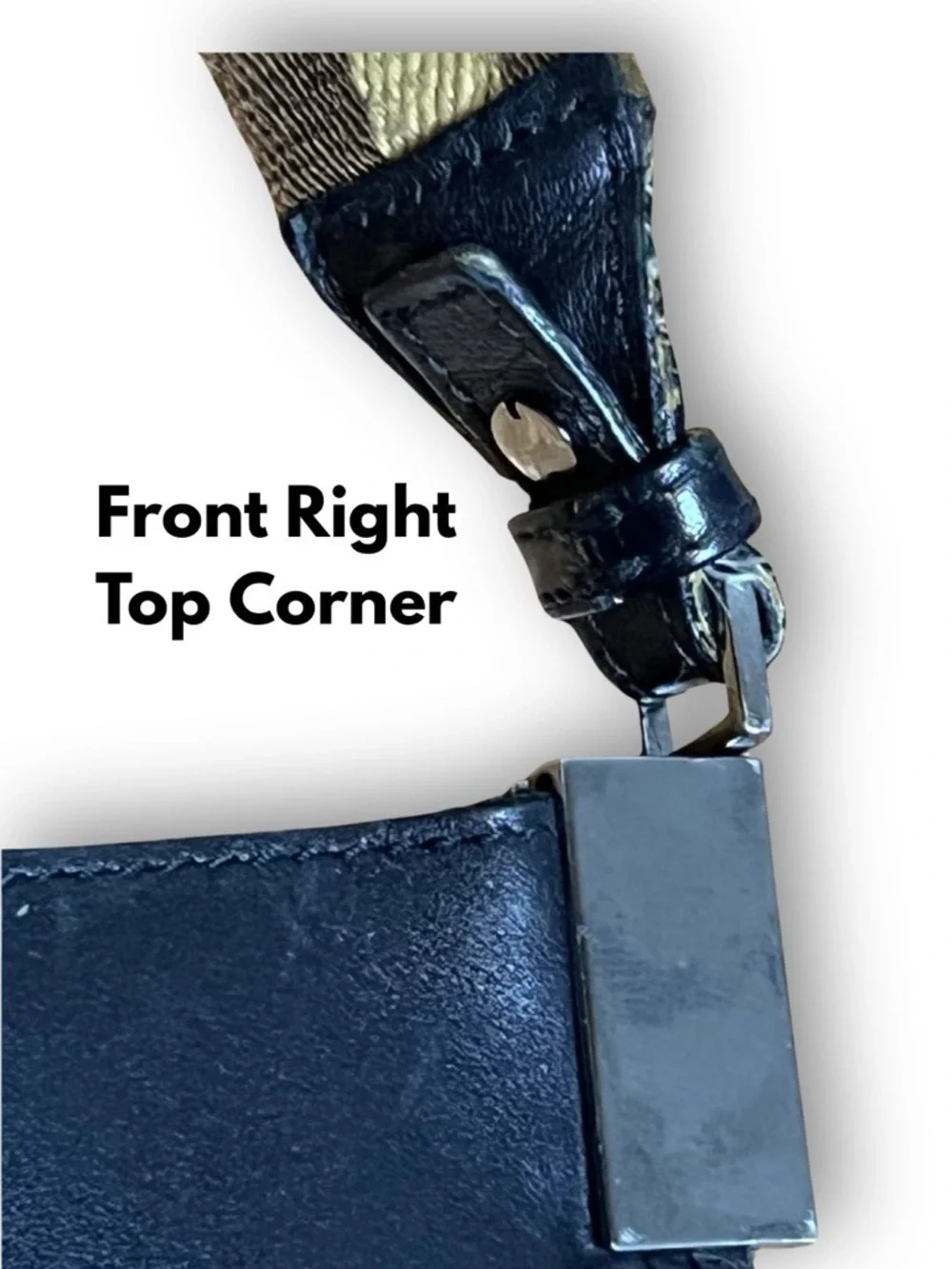 Gucci Amalfi Black Leather Hobo Shoulder Bag Web Strap Vintage - Picture 8 of 16